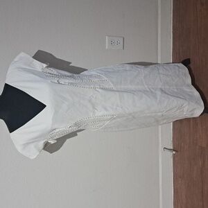 ESCADA cream Slovenia luxury dress & gold decor, wore 1x, EUR40, orig. $895.00